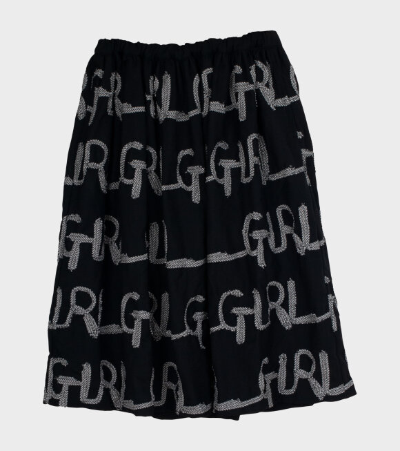 Comme des Garcons Girl - Girl Girl Girl Skirt Black