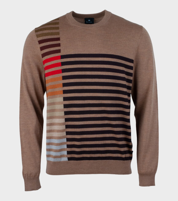 Paul Smith - Mens Pullover Crew Neck Brown