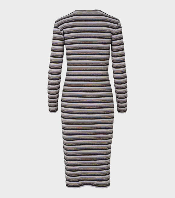 Mads Nørgaard  - Duba Dress Black/Grey 
