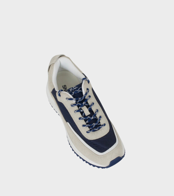 A.P.C - Running Jim Sneakers Navy/Beige