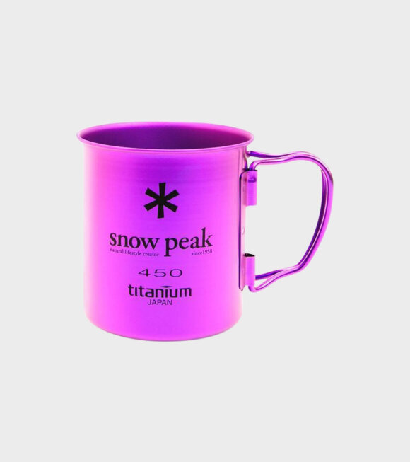 Snow Peak - Titanium Double Wall Cup 450 Purple