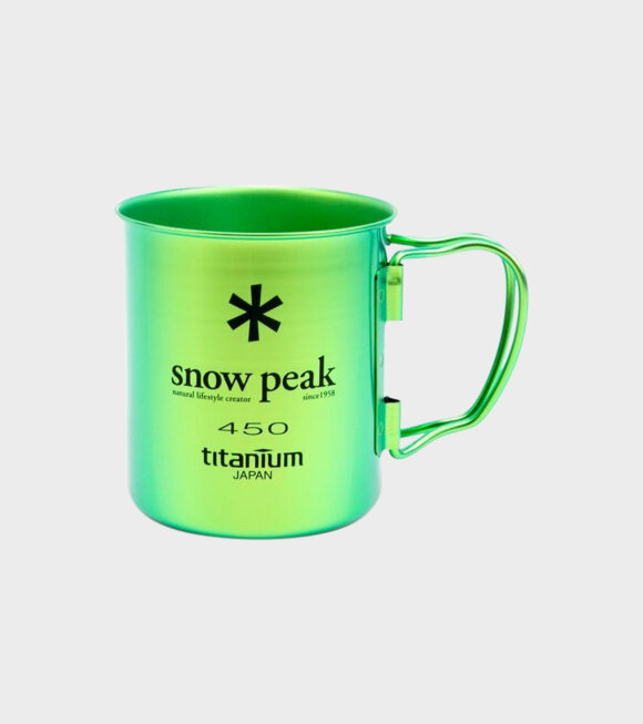 Snow Peak - Titanium Double Wall Cup 450 Green