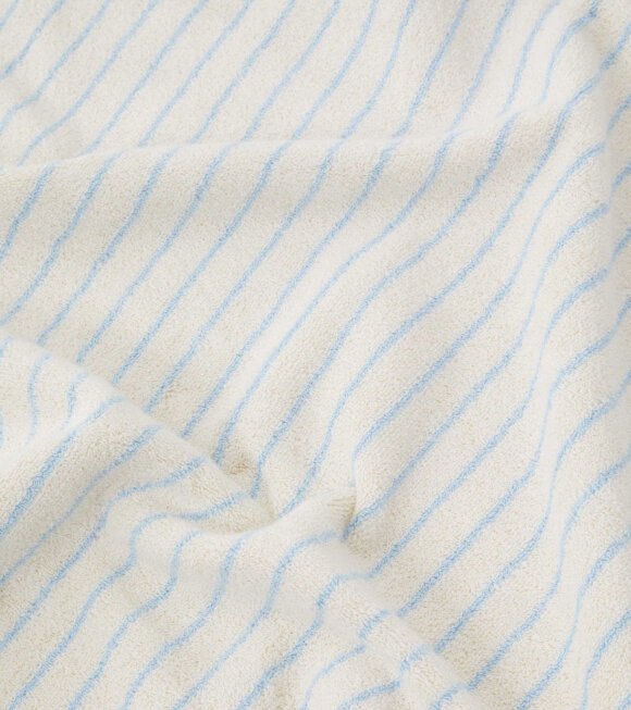 Tekla - Guest Towel 30x50 Baby Blue Stripes 