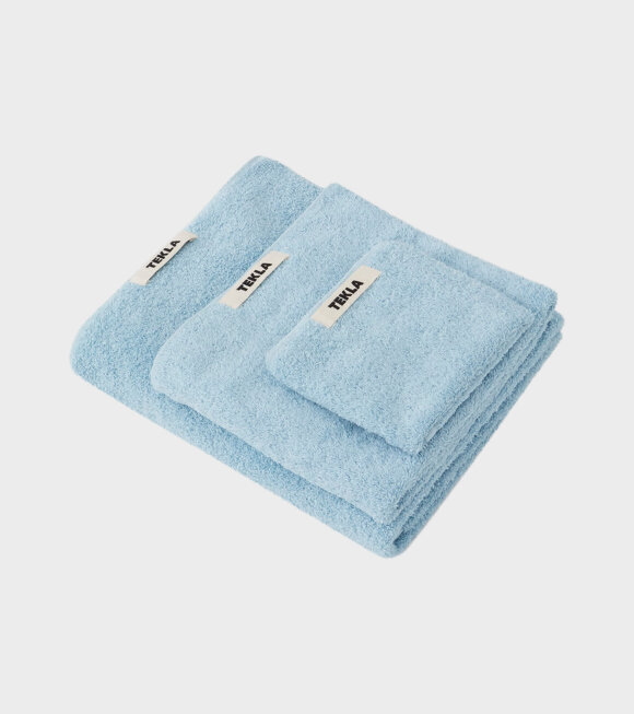 Tekla - Guest Towel 30x50 Aqua 