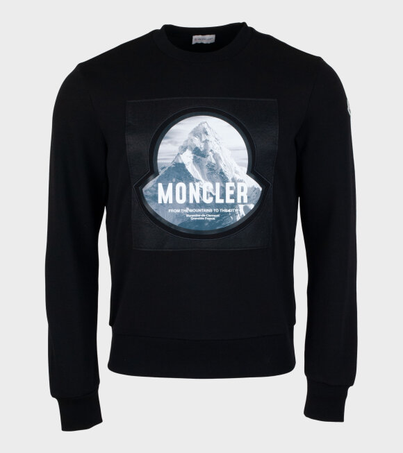 Moncler - Girocollo Sweatshirt Black