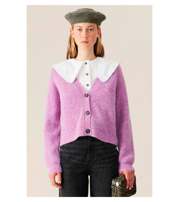 Ganni - Soft Wool Knit Purple