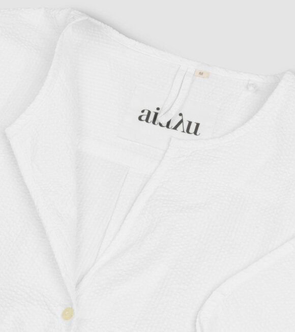 Aiayu - Pyjamas Seersucker White 