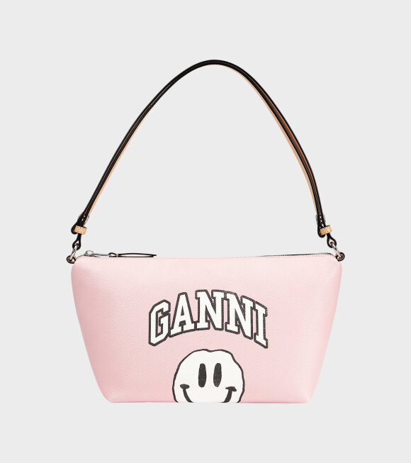 Ganni - Coated Canvas 2 Bag Pink