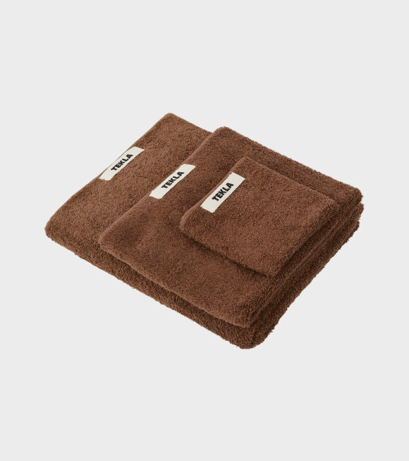 Tekla - Guest Towel 30x50 Kodiak Brown