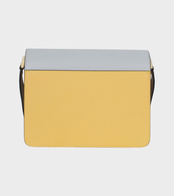 Marni - Medium Trunk Bag Grey/Yellow/Beige