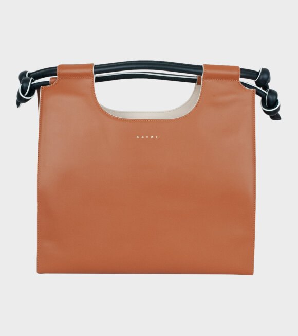Marni - Leather Handbag Brown