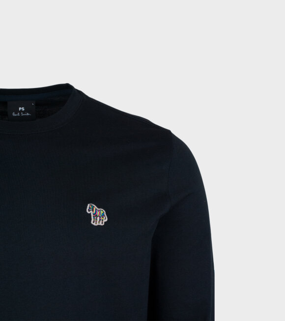 Paul Smith - Zebra Logo LS T-shirt Black
