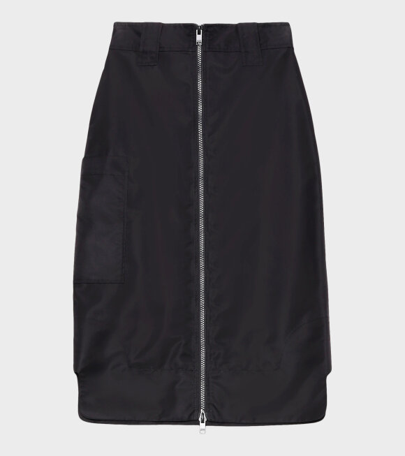 Ganni - Outerwear Nylon Skirt Black