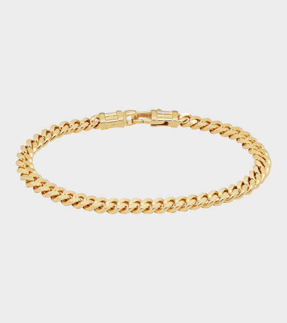 Tom Wood - Curb Bracelet L Gold 