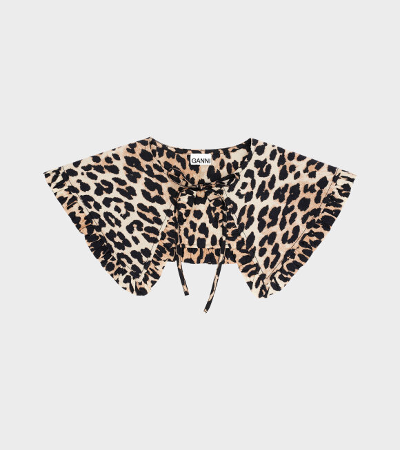 Ganni - Collar Leopard 