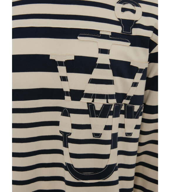 JW Anderson - Deconstructed Anchor LS T-shirt Navy