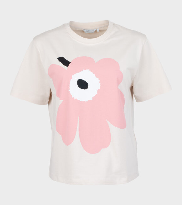 Marimekko - Vaikatus Unikko T-shirt Beige