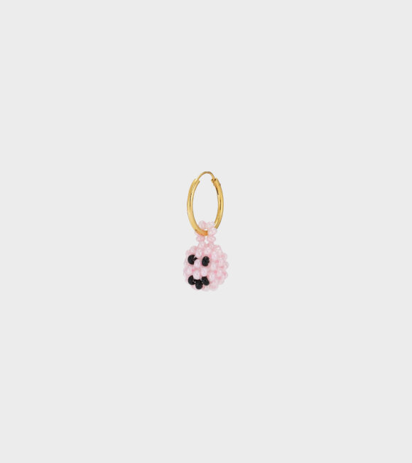 Pura Utz - Mini Smiley Earring Light Pink