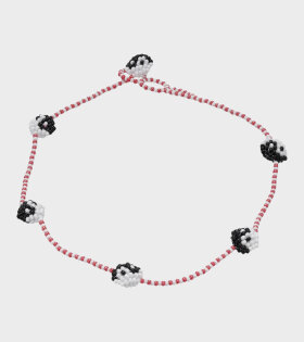 Yin Yang Red/White Necklace 