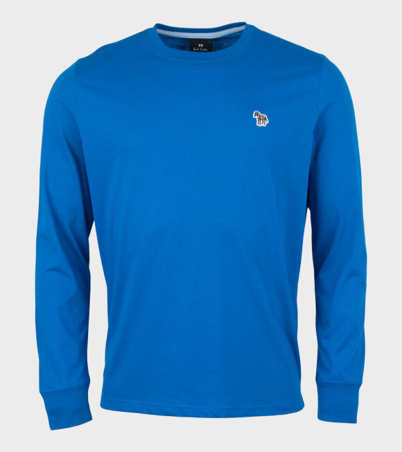 Paul Smith - Zebra Logo LS T-shirt Blue