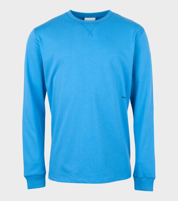 Soulland - Noah Long Sleeve T-shirt Blue