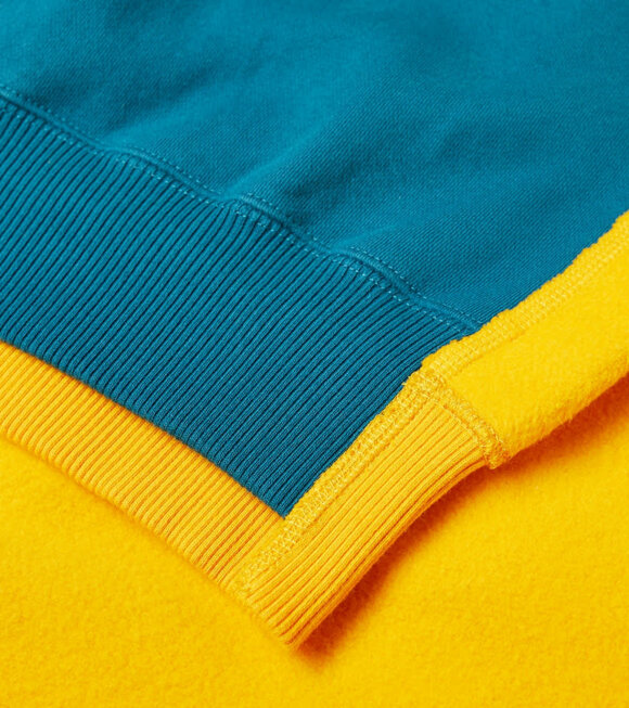 JW Anderson - Deconstructed Fleece Blue/Yellow