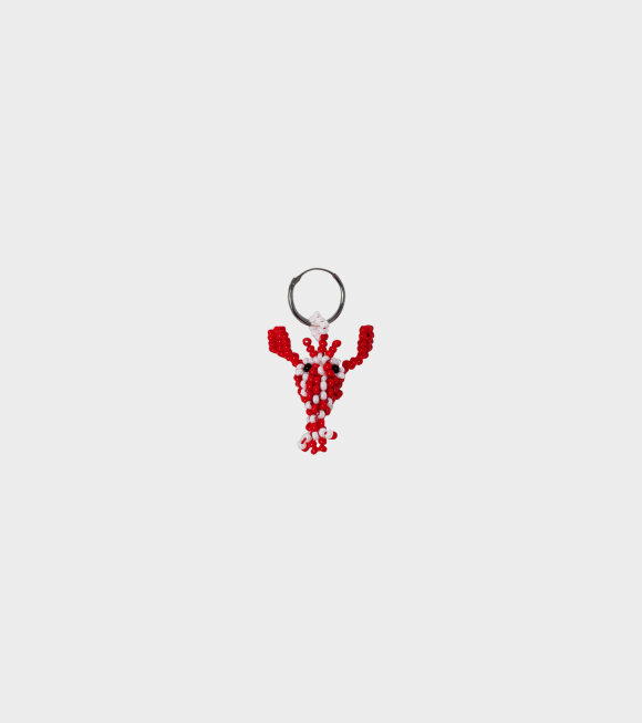 Pura Utz - Lobster Earrings Red