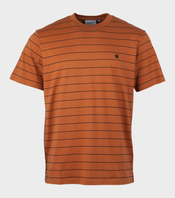 Carhartt WIP - S/S Denton T-shirt Stripe Brown