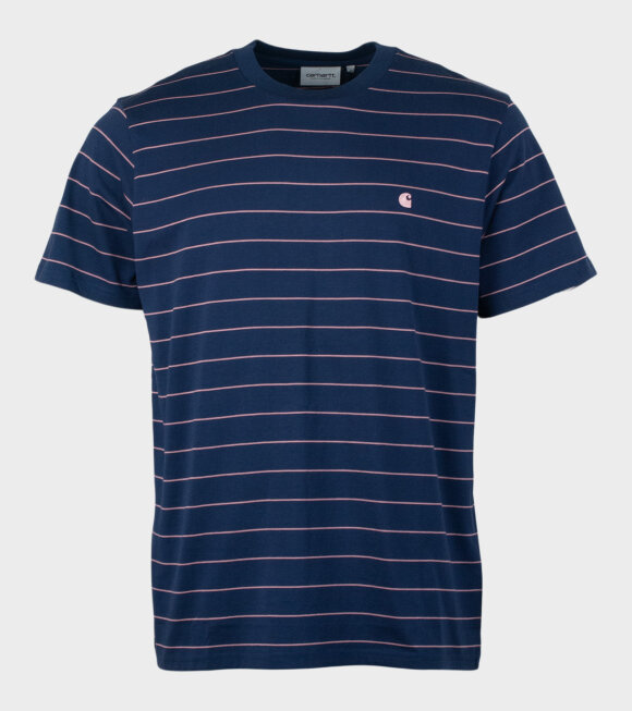 Carhartt WIP - S/S Denton T-shirt Stripe Blue