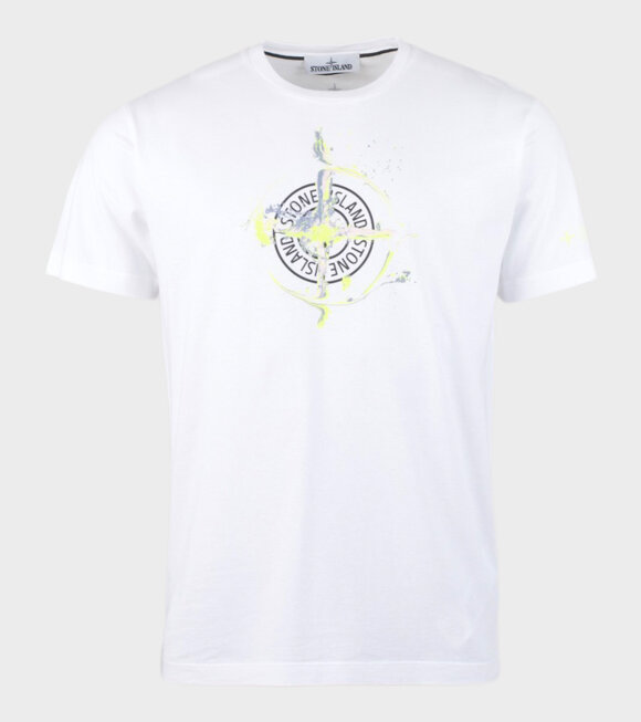Stone Island - Splash Logo T-shirt White
