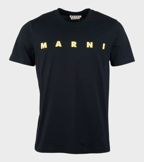 Marni - Logo T-shirt Yellow/Black