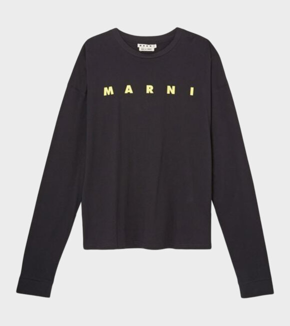 Marni - Logo LS T-shirt Yellow/Black