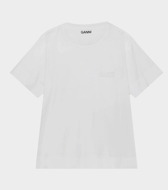 Ganni - Software T-shirt White 