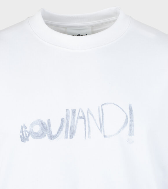 Soulland - Pencil Logo T-shirt White