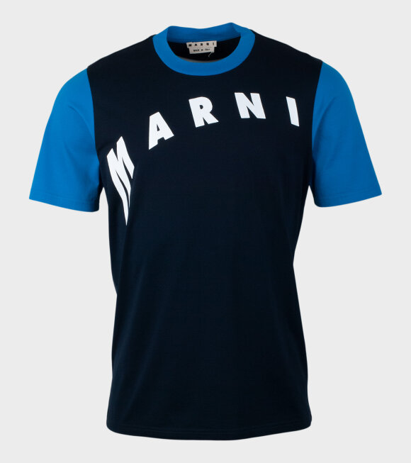 Marni - Logo T-shirt Blue