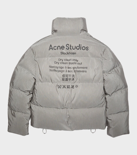 Acne Studios - Orlin Co Stripe Jacket Dark Grey