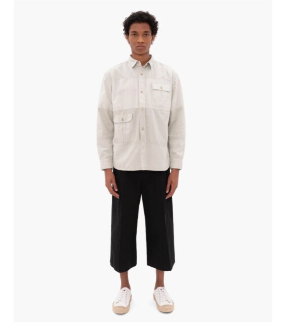 JW Anderson - Relaxed Multi Pocket Shirt Sandfarvet