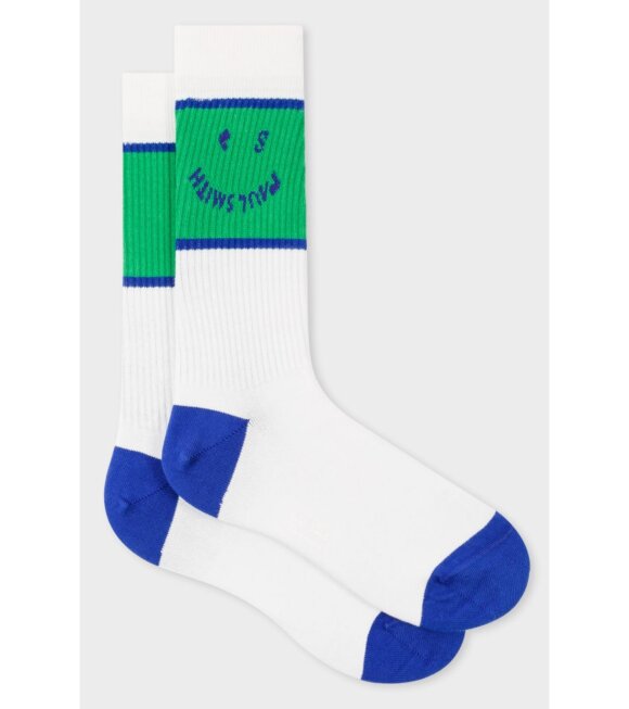 Paul Smith - Men Socks PS Happy Blue/Green