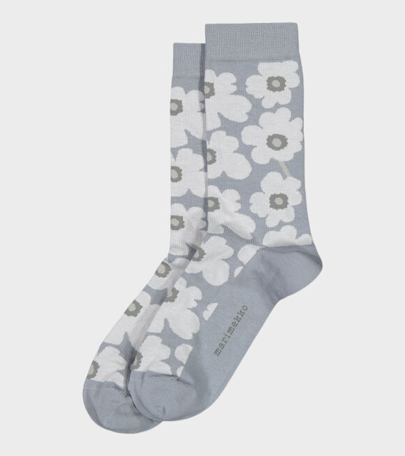 Marimekko - Hieta Unikko Socks Grey