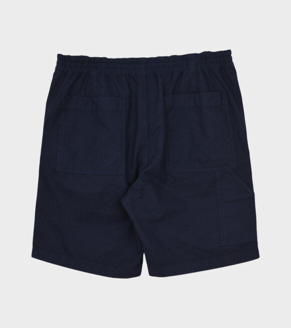Norse Projects - Evald Canvas Work Shorts Navy