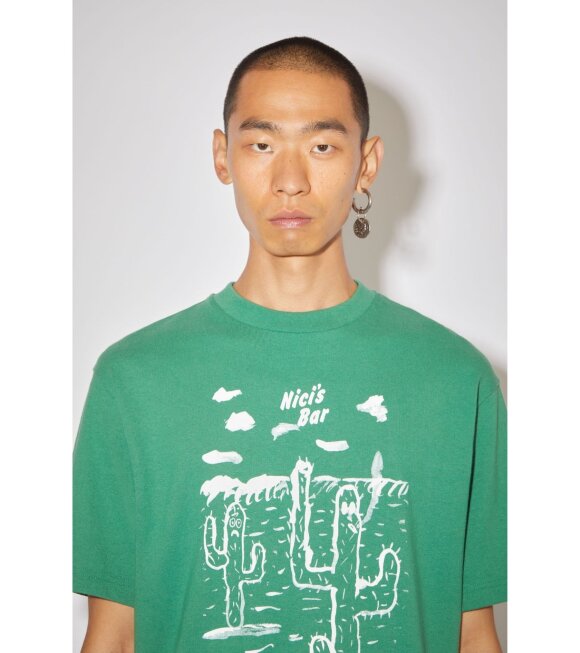 Acne Studios - Extorr Bar T-shirt Emerald Green