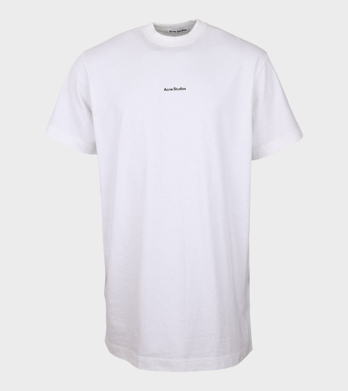 Isse Generator Øde dr. Adams - Acne Studios Logo T-shirt Dress White