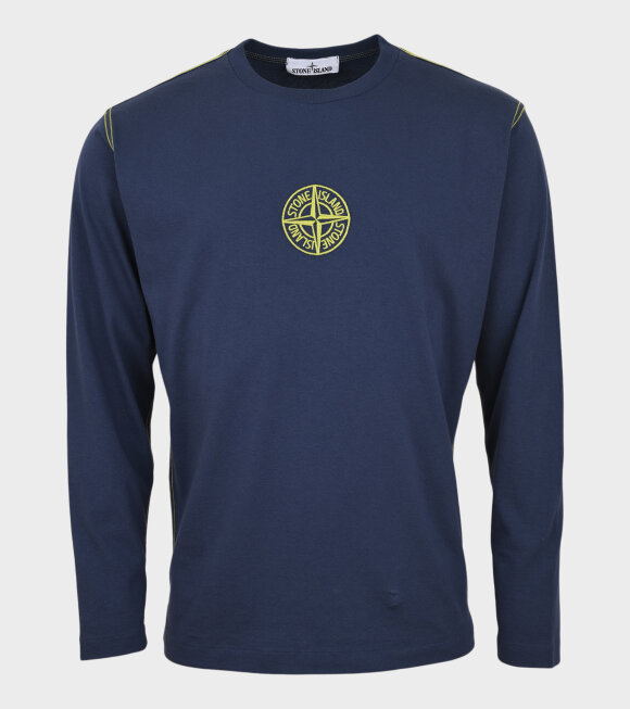 Stone Island - Embroidered Compas L/S T-shirt Navy