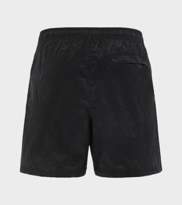 Stone Island - Logo Nylon Swim Shorts Black