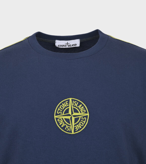 Stone Island - Embroidered Compas L/S T-shirt Navy