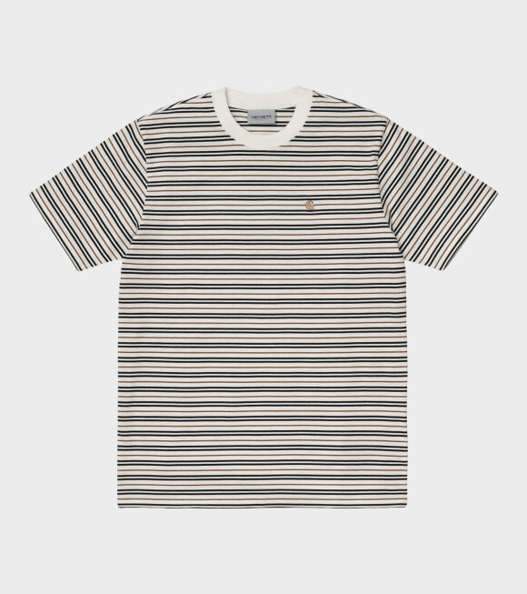 Carhartt WIP - Akron Stripe T-shirt White