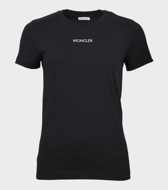 Moncler - Maglia Girocollo Logo t-shirt Black