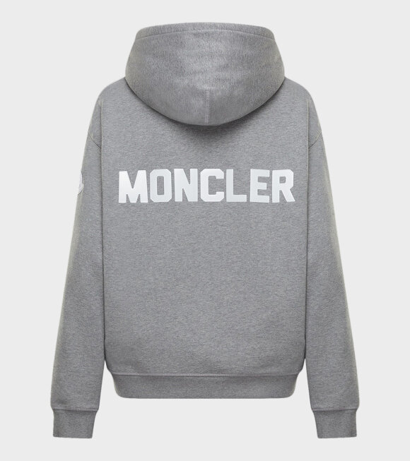 Moncler - Maglia Con Cappuccio Hoodie Grey