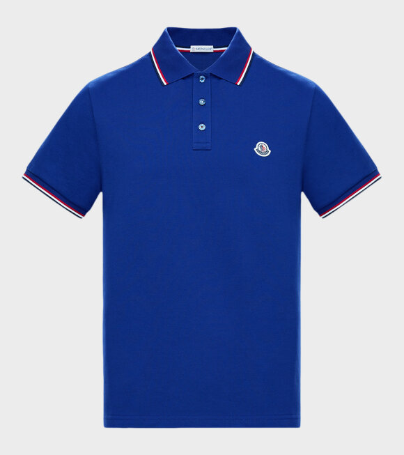Moncler - Maglia Polo Shirt Blue