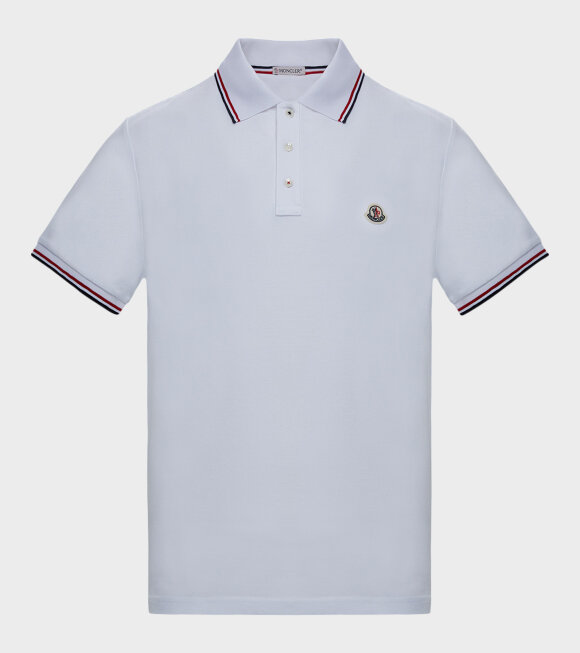 Moncler - Maglia Polo Shirt White